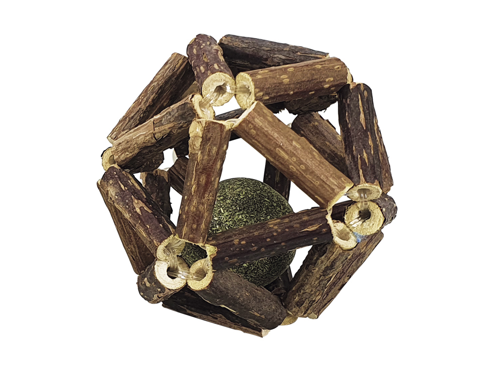 Jucărie pentru pisici Minge Matatabi cu catnip | Ø 8 cm