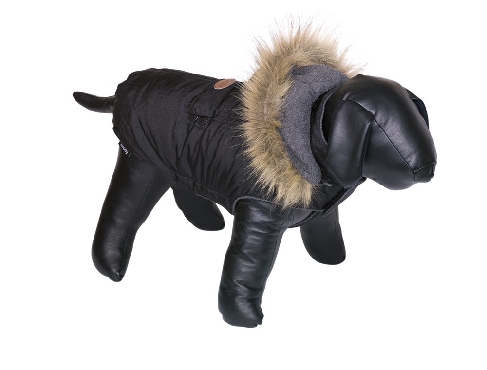 Haină pentru câini 'LIAM' | negru | 40 cm