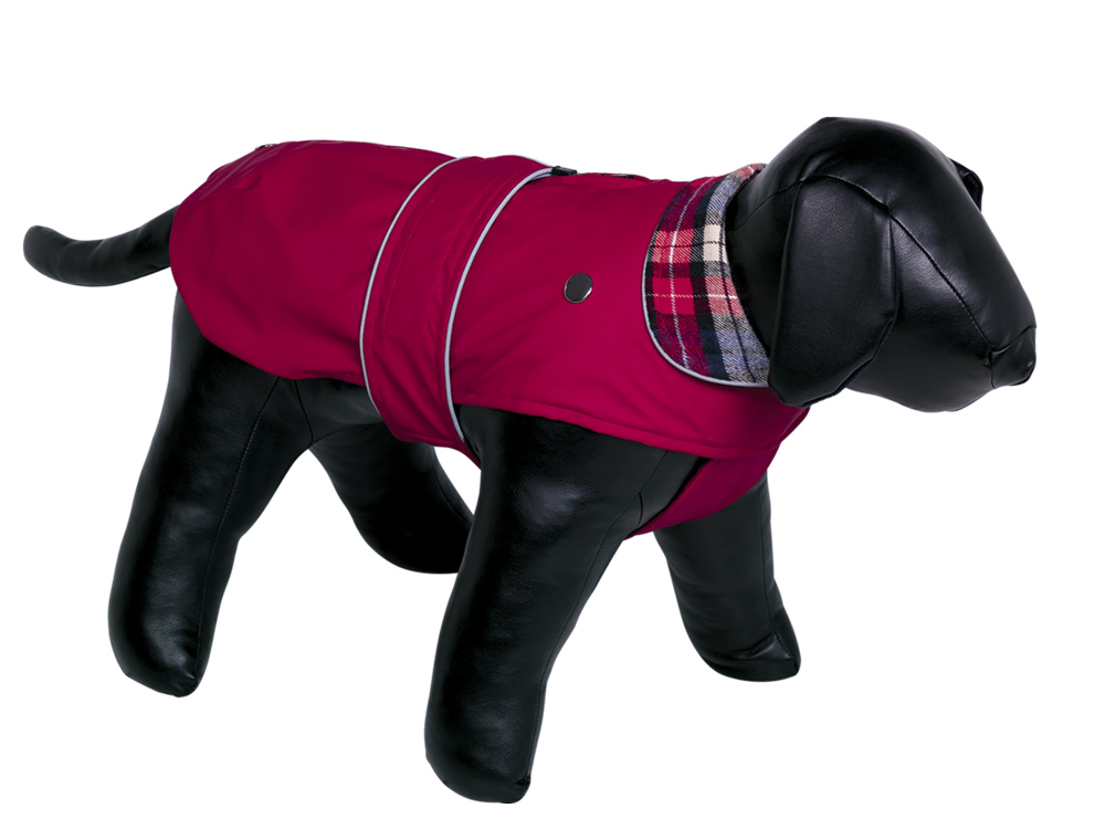 Haină pentru câini 'SELA' | 55 cm | roșu închis