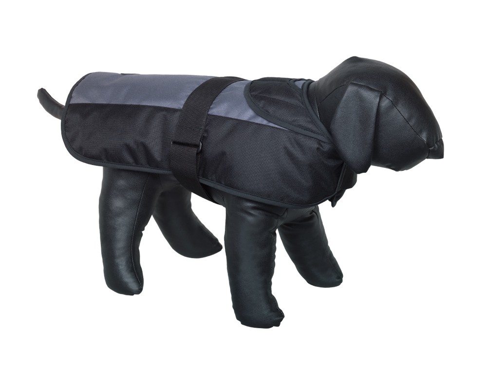 Haină pentru câini 'CAIBO' | gri/negru | 80 cm