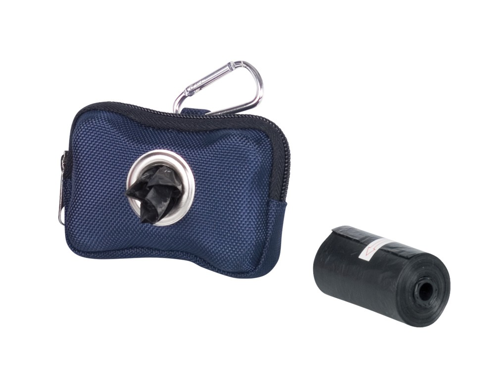 DISPENSER PENTRU SACI DE CACA TIDYUP 'HARDY', ALBASTRU INCLUSIV 2 ROLURI CU 1