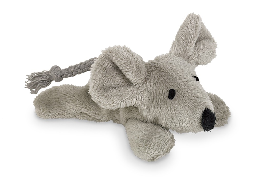 Șoarece PUFOASĂ CU CATNIP, 9 CM pentru pisici