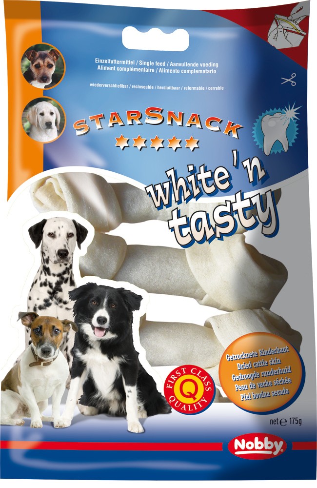 OS BUCATĂ KNOTTED WHITE?N TASTY, 10-11,5 CM, 175 G, 5 PCS