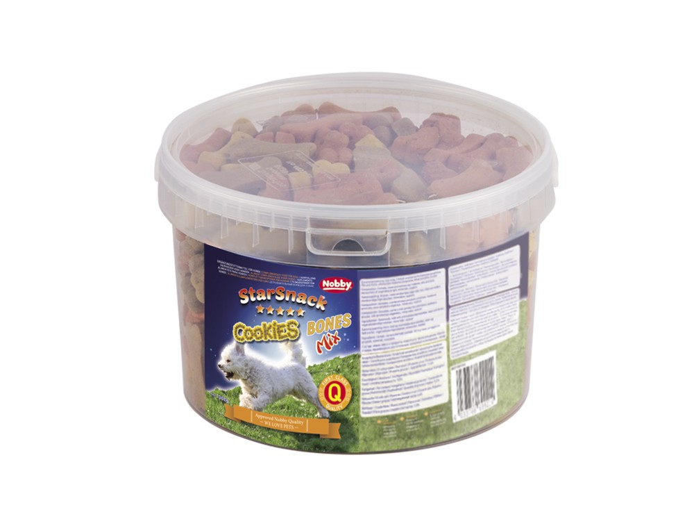 STARSNACK 'BISCUITI MIX BONES', CAN 1,3 KG