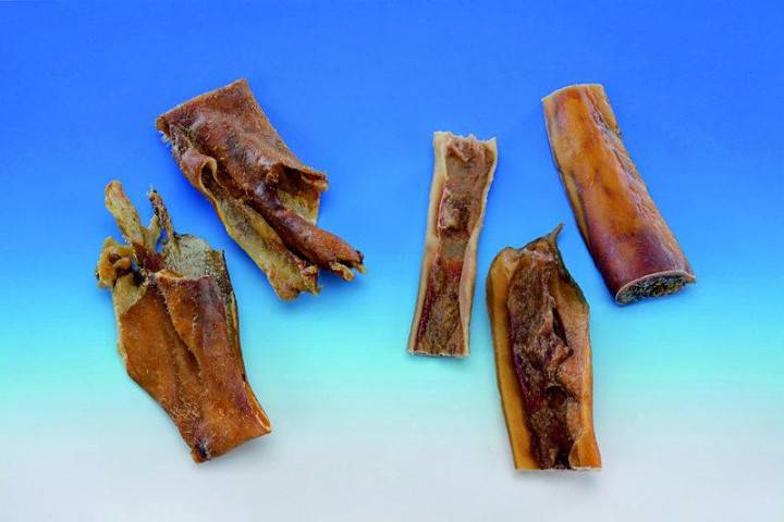 Scalp uscat de vita pentru câini | punga 1000G