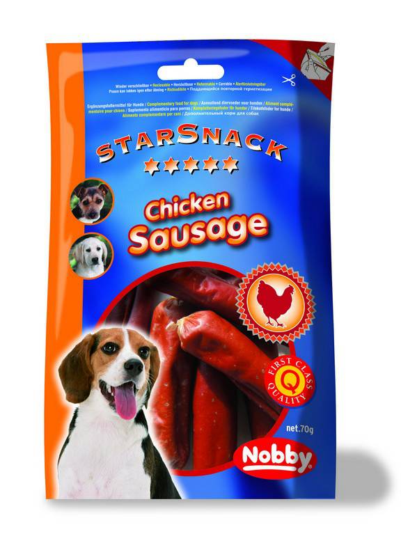 STARSNACK 'CHICKEN SAUSAGE' 70 G