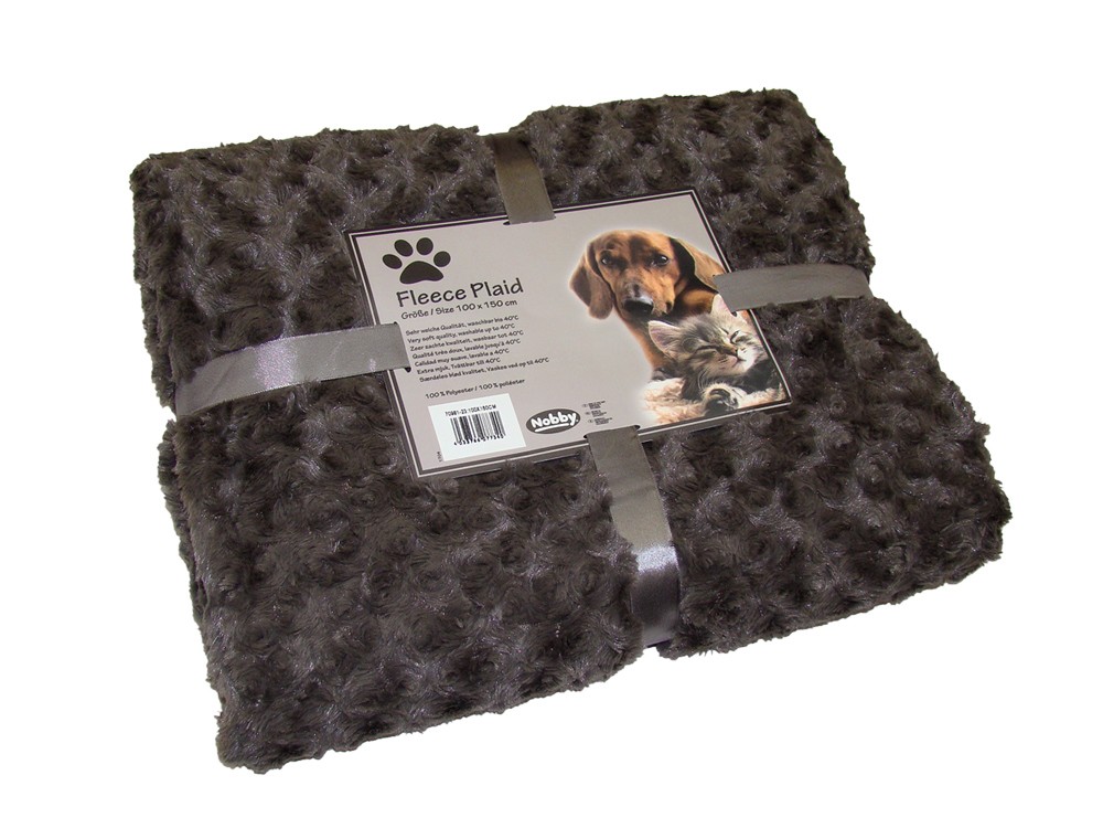 Pătură pentru câini 'SUPER SOFT' | maro | M | 100 X 150 CM