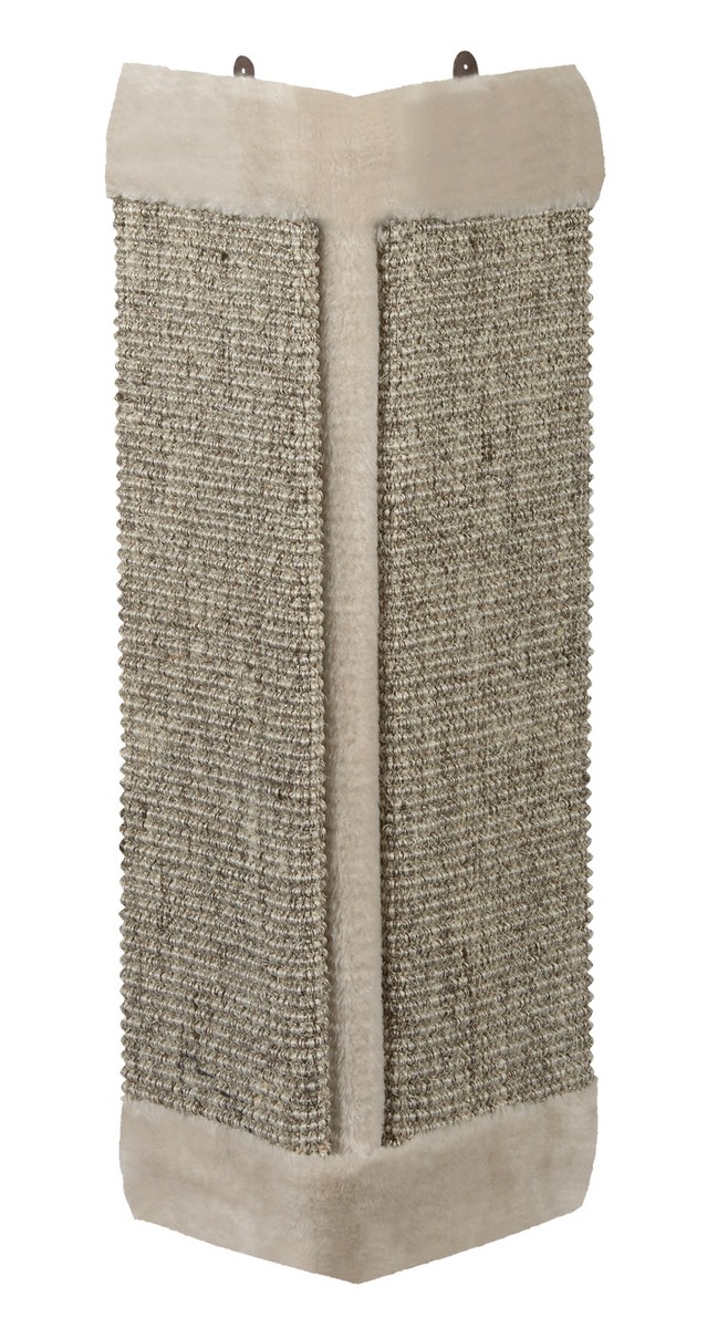 Ansamblu de joacă pentru pisici | Sisal cu plus pentru colțuri | gri | 61 X 32 CM