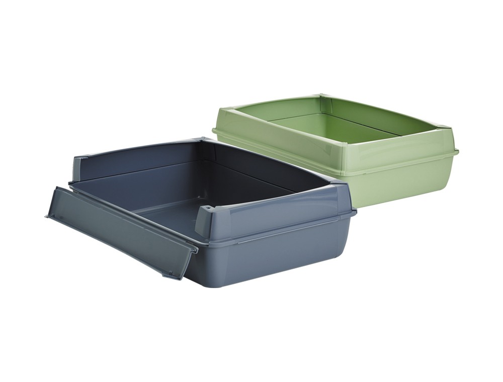 Litiera pentru pisici 'FLAPPY' | culori asortate | 44,5 X 31 X 13 CM