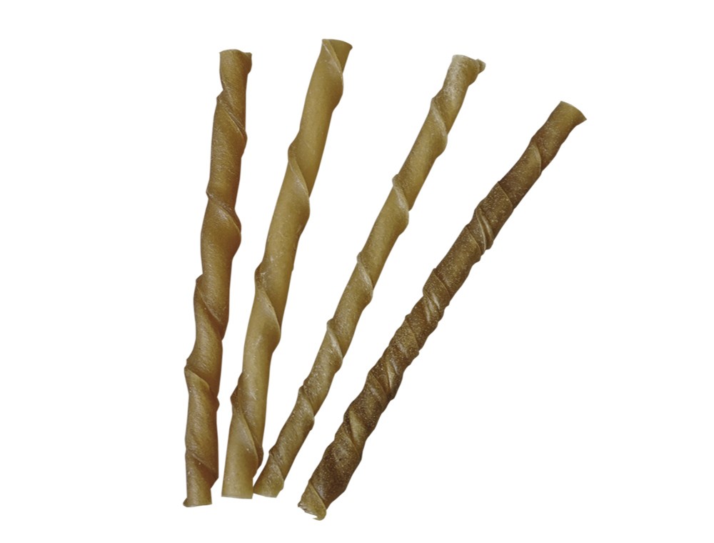 Bățuri răsucite, 100 buc; 13,0 cm; ? 7/8 mm pentru câini