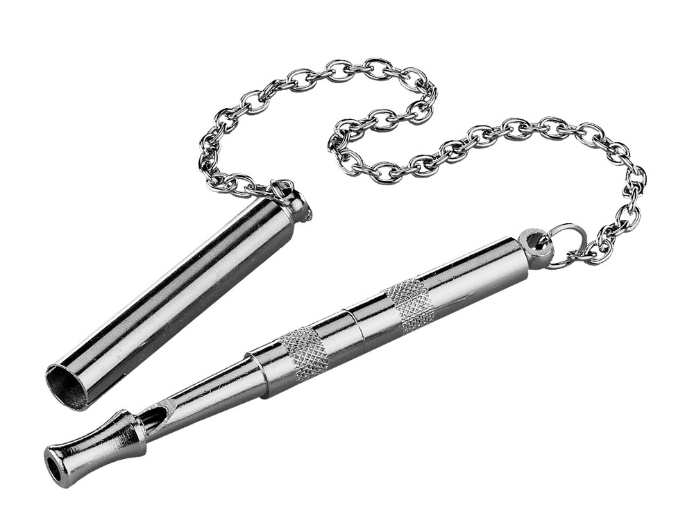 Fluier din metal pentru dresaj canin | 11 CM