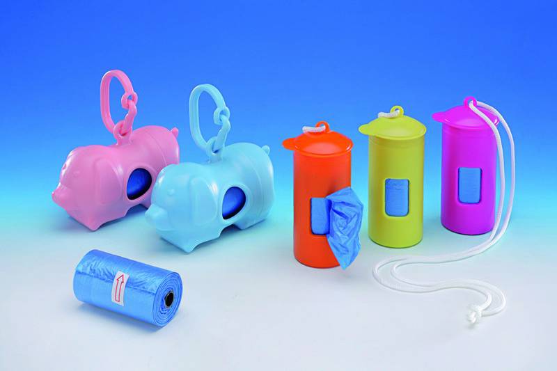 DISPENSER PENTRU SACI DE CĂPĂCE, 'PUPPY', INCLUZÂND 1 ROLĂ CU 15 SACI