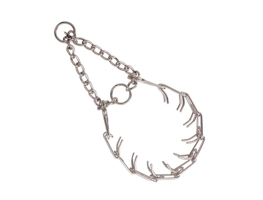 SPIKE CHOKER CHROME, L: 50 CM; ? 3,2 MM