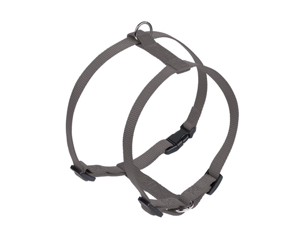 Ham pentru câini 'CLASSIC' | gri | piept: 70/90 CM; W: 25 MM