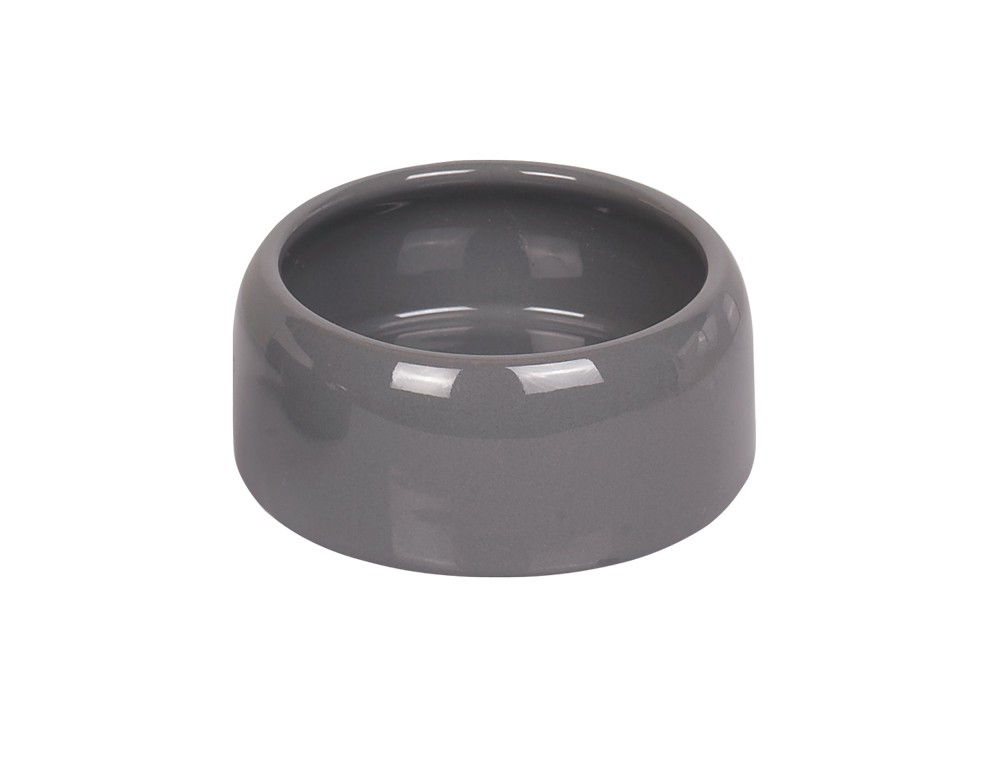 Castron din ceramică pentru câini | gri | 250 ML