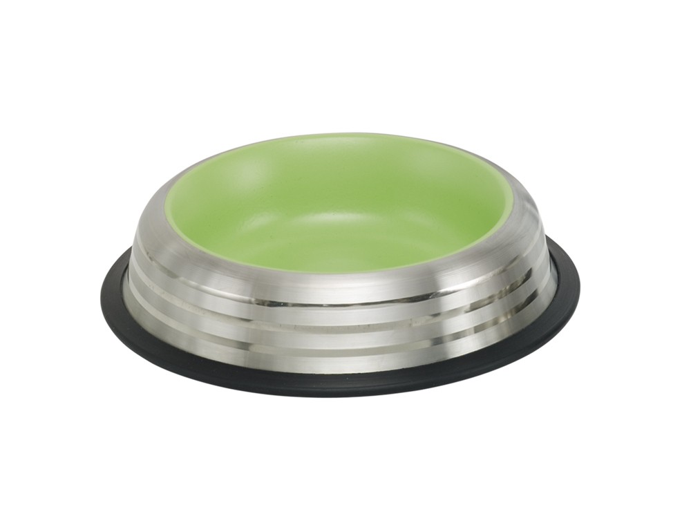 CASTROAN DIN OȚEL INOXIDABIL ROYAL STRIPE, ANTI SLIP, VERDE DESCHIS