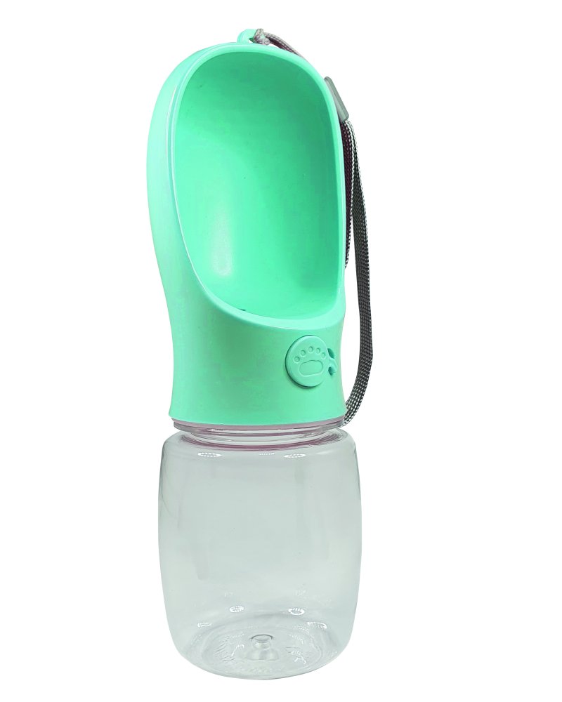 Sticla pentru apă pentru câini | 350 ml | menta