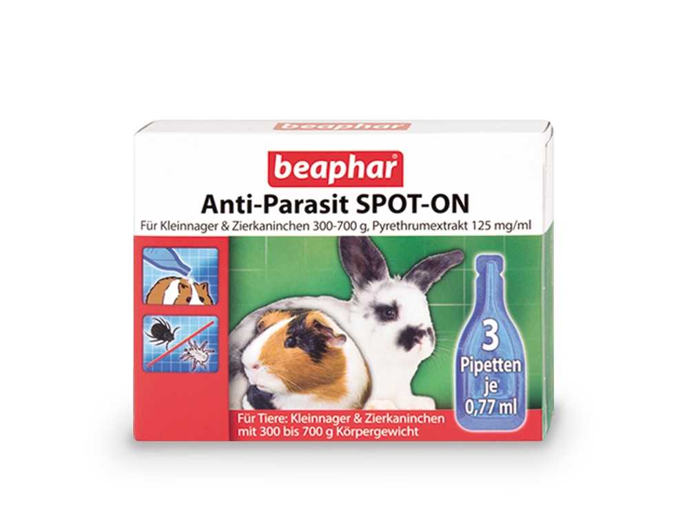 Pipeta antiparazitară SPOT-ON pentru rozătoare mici | 3 X 0,4 ML