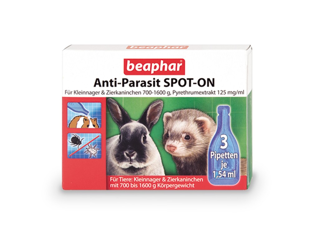 Pipeta antiparazitară SPOT-ON pentru rozătoare mici | 3 X 1.54 ML