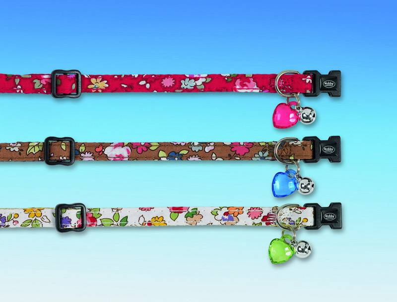 Zgarda pentru pisici 'FLORAL' | maro