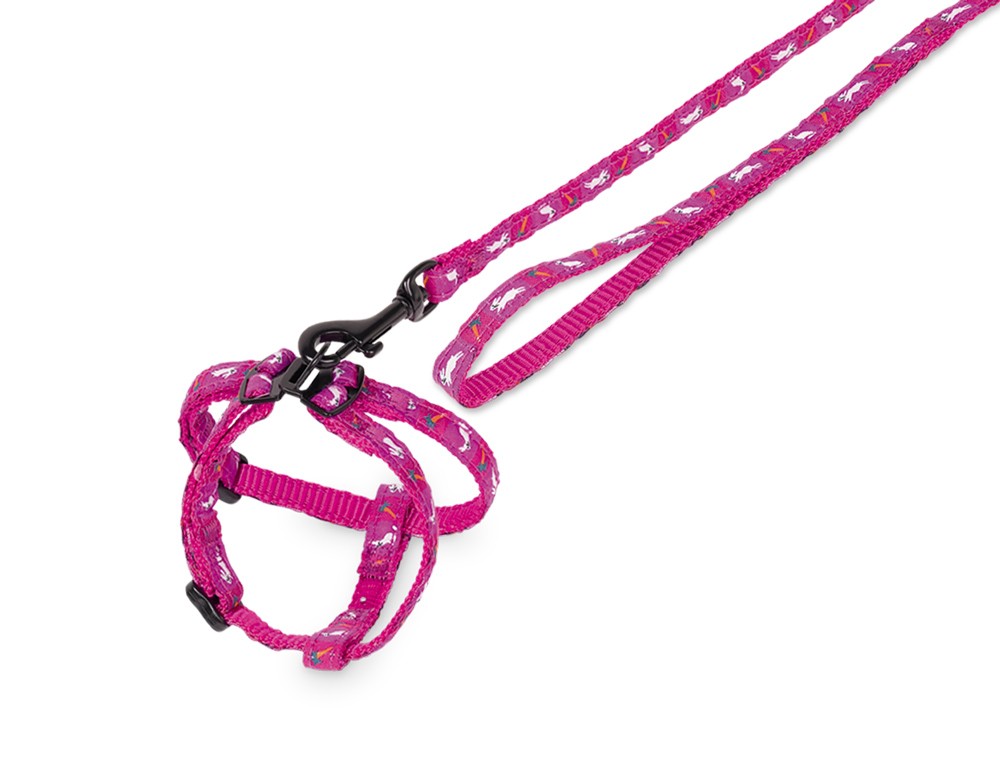 Set nylon pentru iepuri 'Morcov', mov