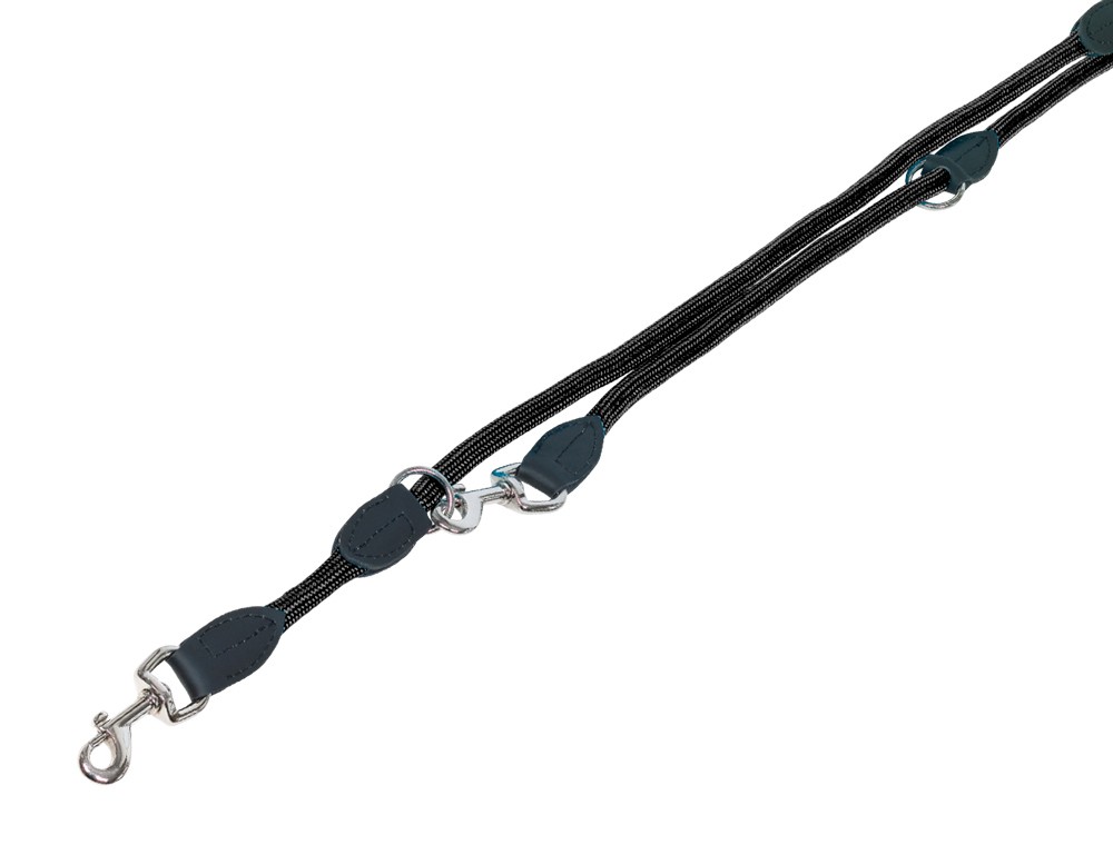 Lesă de antrenament 'FUN ROYAL', BLACK L: 200 CM; W: 9 MM pentru câini