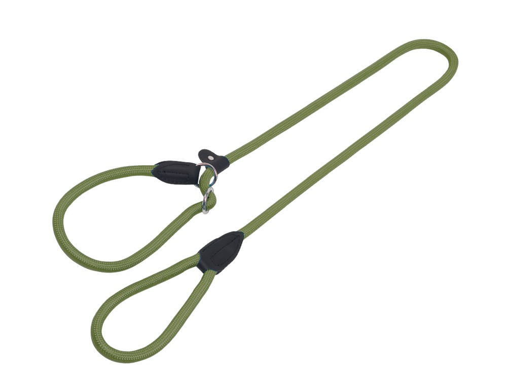 Lesă pentru câini RETRIEVER 'FUN ROYAL', OLIVE GREEN L: 170 CM; W: 9 MM
