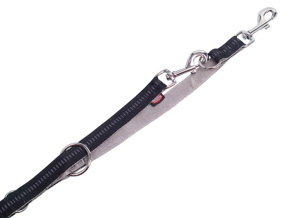 Lesă de antrenament 'SOFT GRIP', BLACK L: 200 CM; W: 10 MM pentru câini