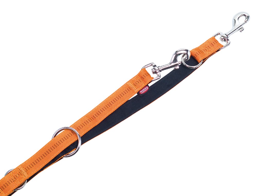 Lesă de antrenament 'SOFT GRIP', ORANGE L: 200 CM; W: 20 MM pentru câini