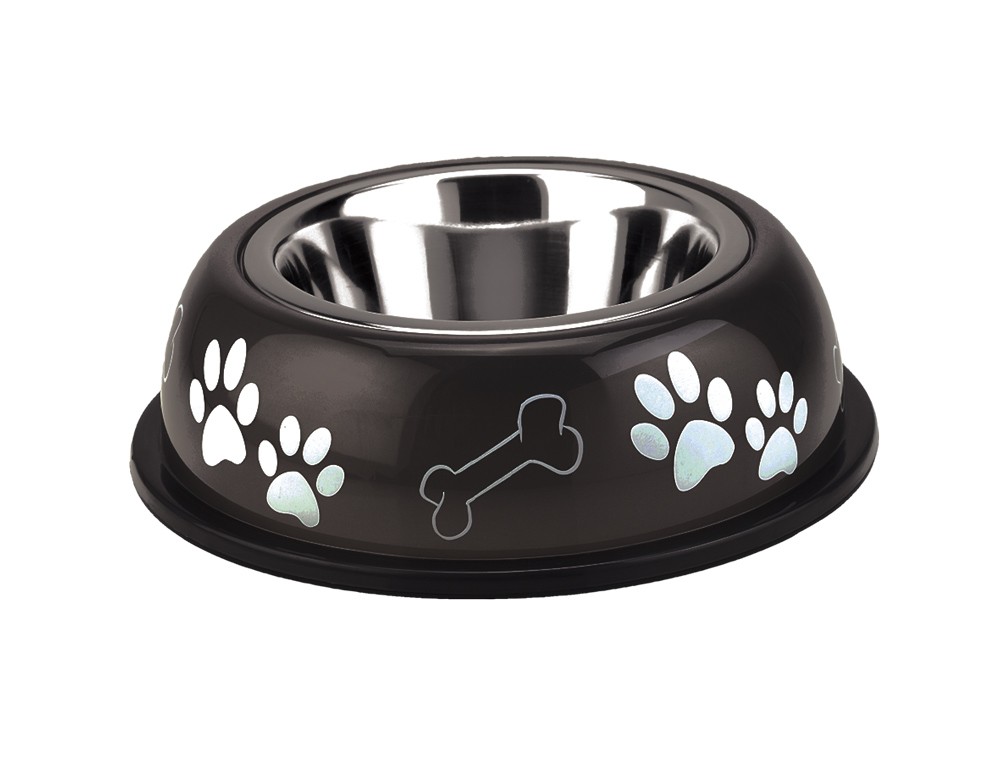 Castron 'NICE DINER' pentru câini | maro/negru | 25,0 CM 0,75 LTR.