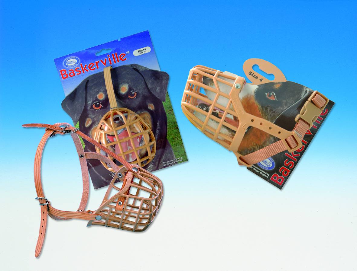 Botnita pentru caini 'BASKERVILLE' | Marimea 3 | 21 cm | bot 5.5 cm