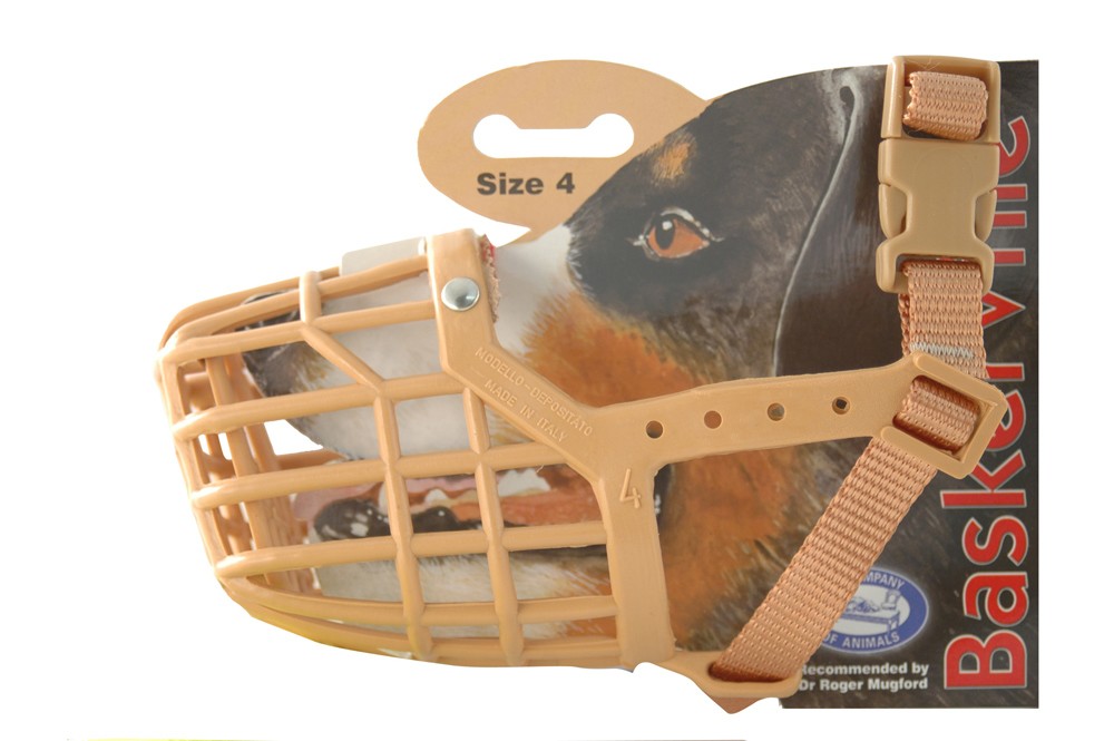 Botnita pentru caini 'BASKERVILLE' | Marimea 4 | 23 cm | bot 6 cm