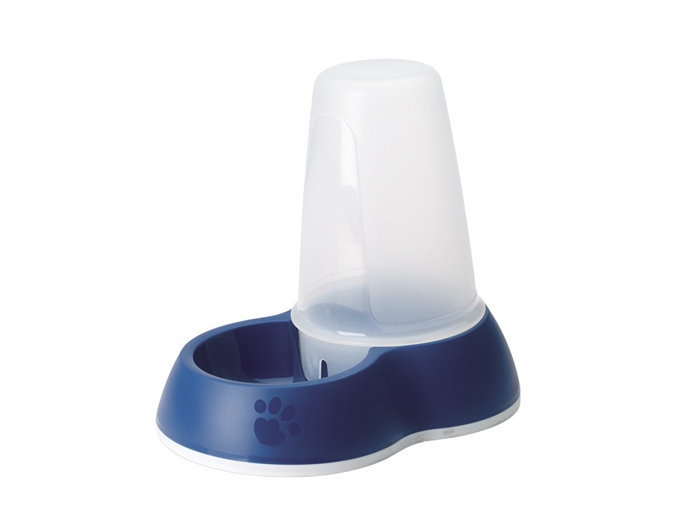 Adapatoare pentru caini | 'Loop-Food-Store' | albastru inchis | M | 26 x 17,5 x 23 cm | 1,5 l