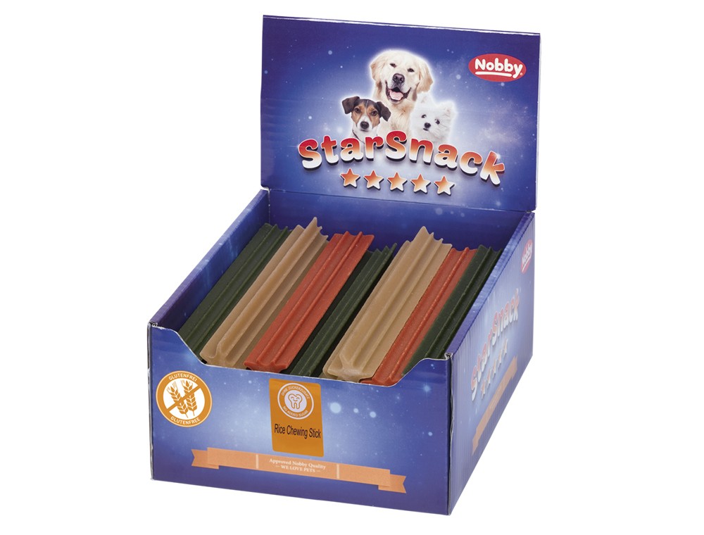 StarSnack Băț de mestecat din orez expus 36 buc; 23 cm pentru caini