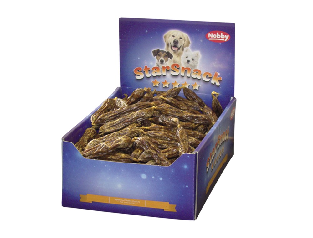 Carnat cu urechi de porc pentru câini | DISPLAY 144 buc.