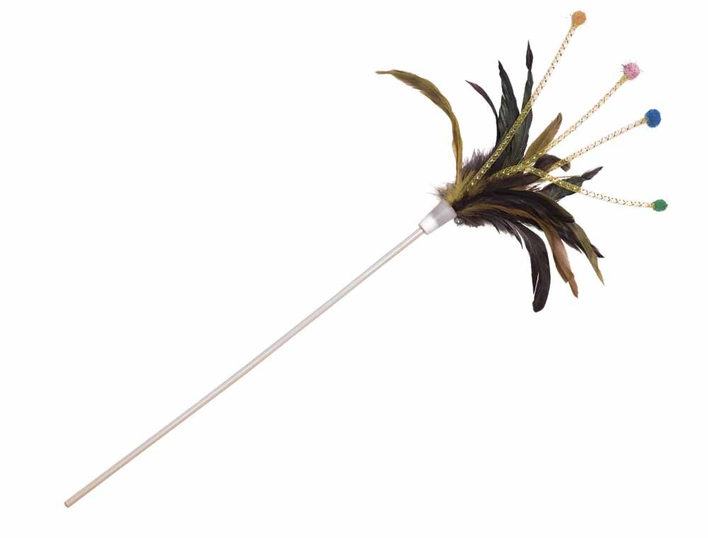 Jucărie cu băț pentru pisici | 47 cm | jucărie: 18 cm