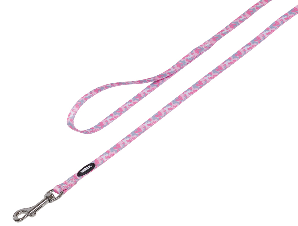 Lesa 'Camouflage' | l: 120 cm; w: 10 mm | pink pentru câini