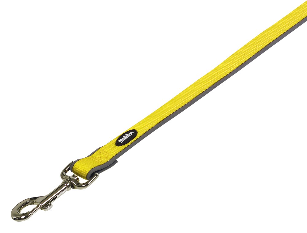 Lesa pentru câini 'CLASSIC PRENO' | galben/gri | L: 120 cm; W: 15/20 MM