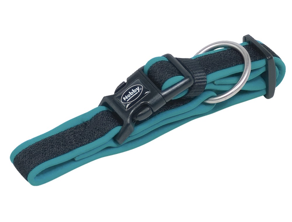 Zgarda pentru caini 'Mesh Preno' | turcoaz | L: 20-30 CM; W: 15/20 MM