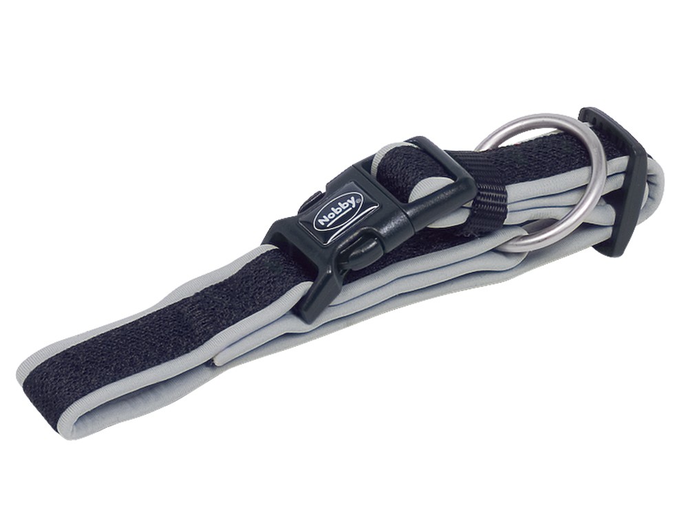 Zgarda pentru câini 'Mesh Preno' | gri | L: 40-55 CM; W: 25/35 MM