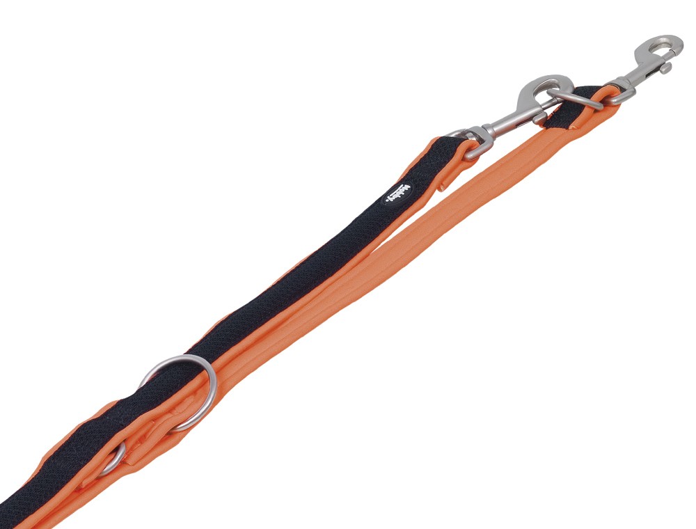 Lesă de antrenament 'MESH PRENO', portocalie neon L: 200 CM; W: 25/35