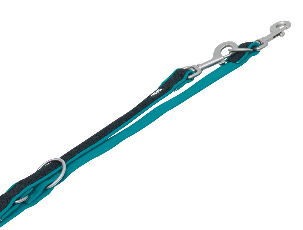 LESĂ DE ÎNVĂȚARE 'MESH PRENO', TURQUOISE L: 200 CM; W: 25/35 MM