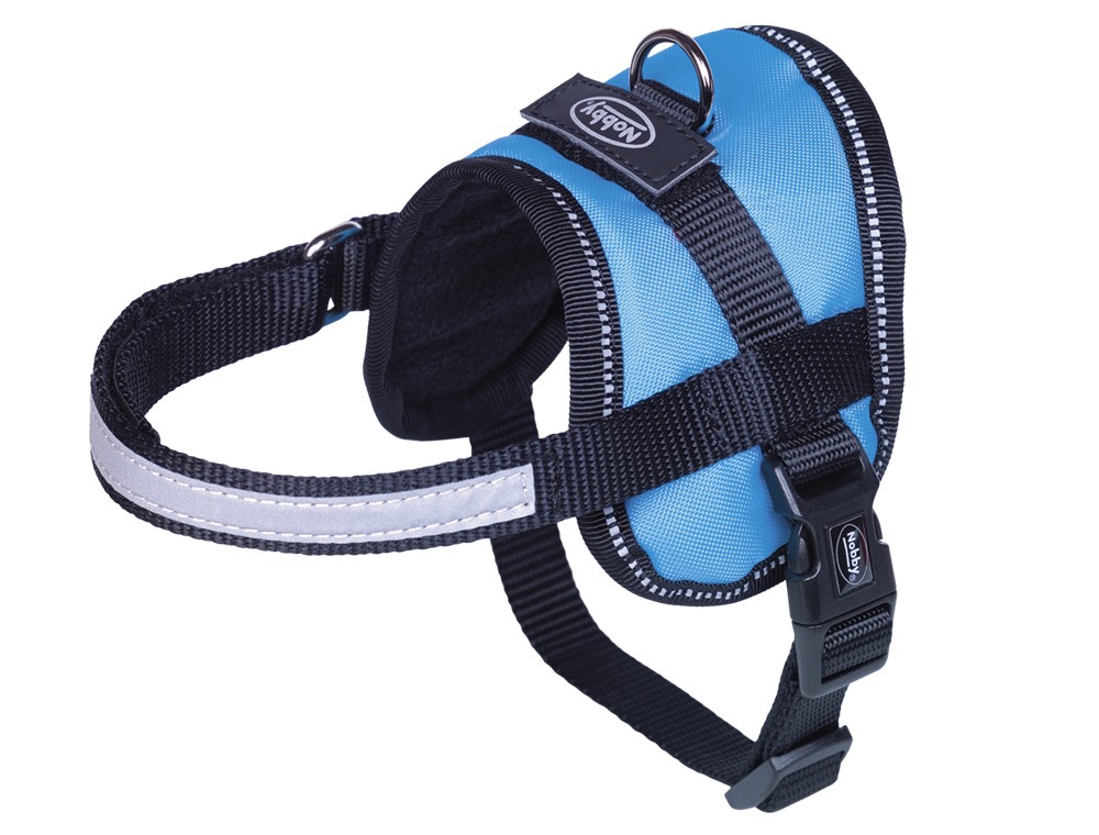 Ham 'Seguro' Mini pentru câini | albastru deschis | talie: 31-40 cm; W: 15 mm