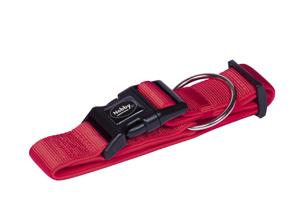 Zgarda pentru câini 'Classic Preno' EXTRA rosu | L: 32-45 cm; W: 38/40 mm