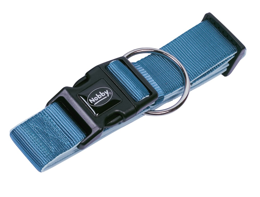 Zgarda pentru câini 'Classic Preno' EXTRA; albastru deschis; L: 40-55 cm; W: 38/40 mm