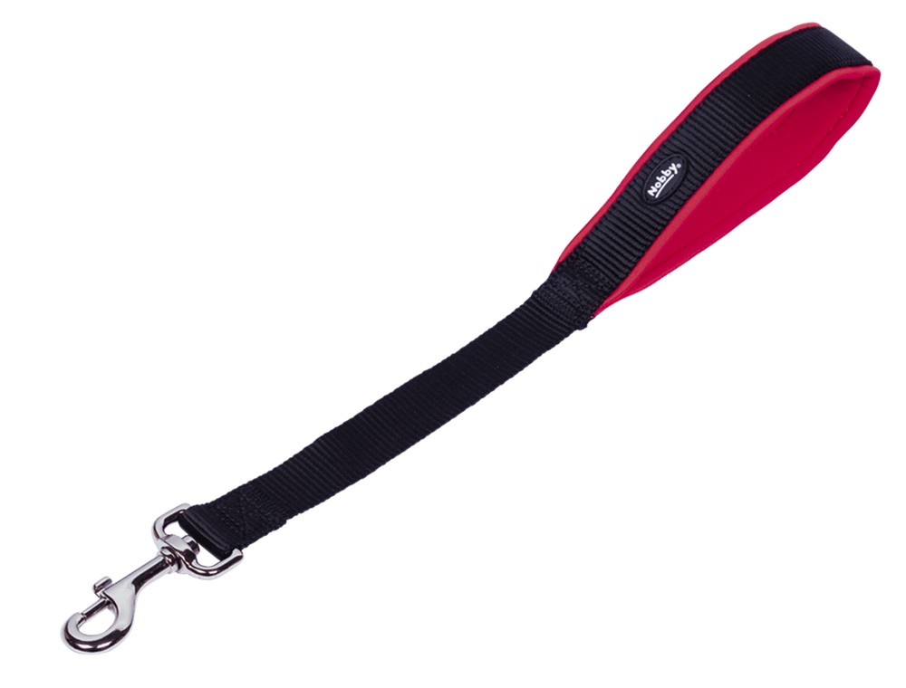 Lesa scurta pentru câini 'Classic Preno' | rosu | L: 30 cm; W: 25/30 mm