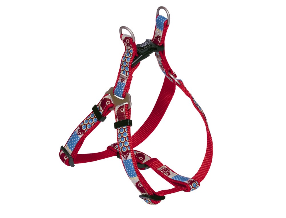 Ham pentru câini | One Touch Harness 'Style' | rosu | L: 50-65 cm; W: 20 mm