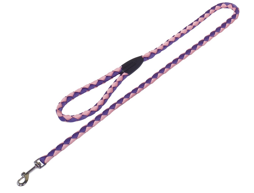 Lesa pentru câini 'Corda' | mov/pink | L: 100 cm; W: 12 mm