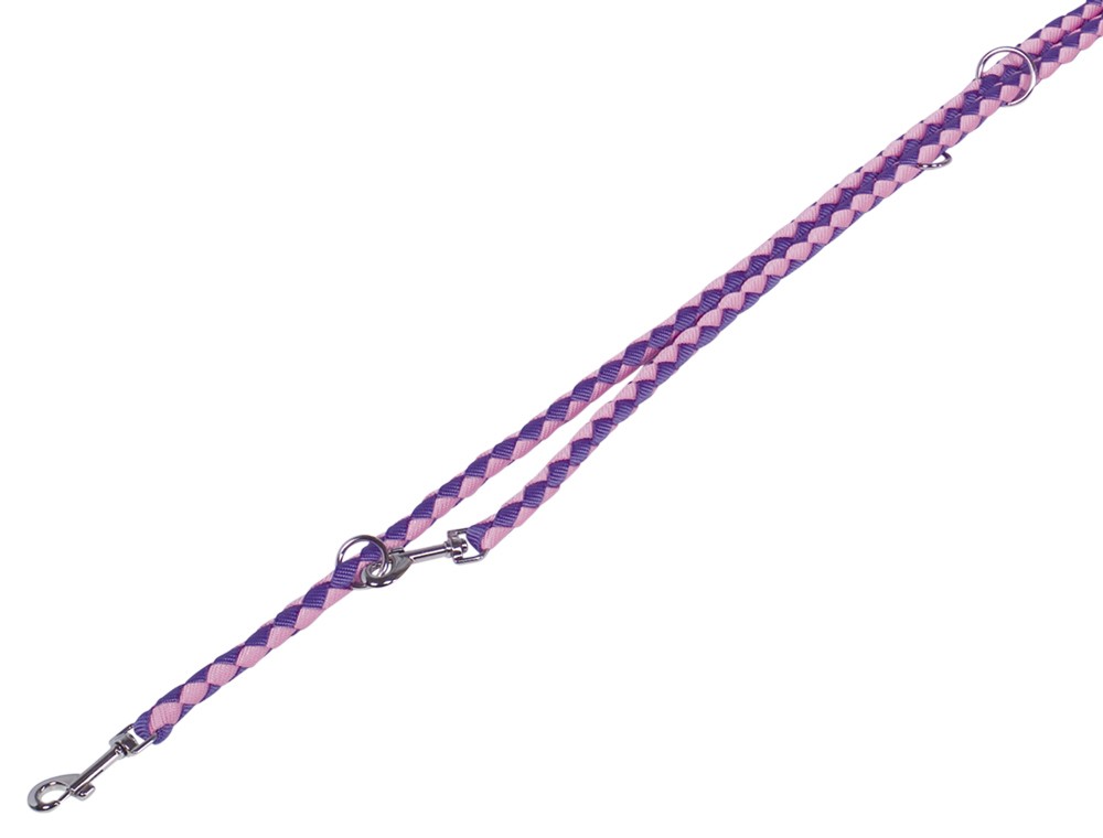 Lesa pentru câini 'Corda' | mov/pink | L: 200mm; B: 18mm