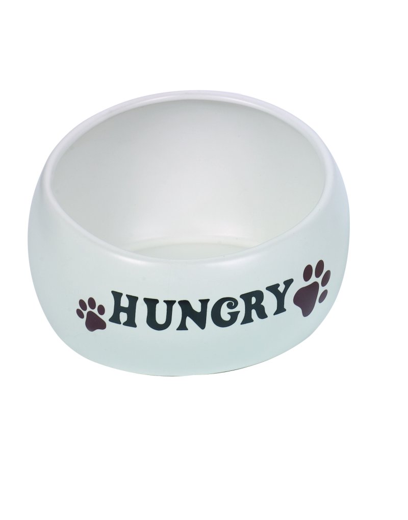 Castron din ceramică 'Hungry' | Ø 17,0 x 10,0 cm | 1,20 l | crem